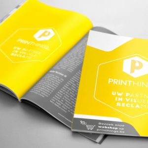 Brochures laten drukken door Printhings?